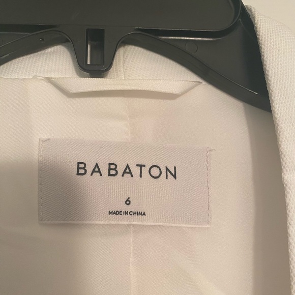 Aritzia Babaton ‘Keith’ Open-front Jacket in Espace White ASO Meghan Markle - Picture 4 of 13